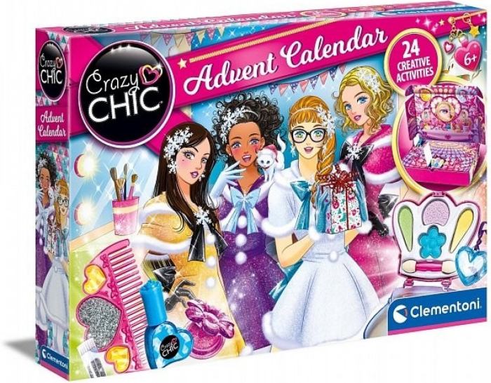 Dětský adventní kalendář s kosmetikou